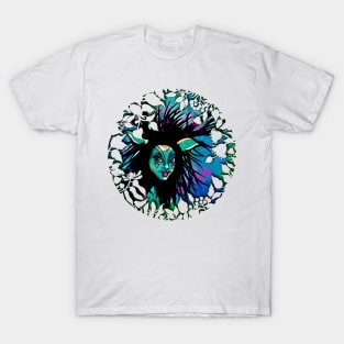 Nymph in Leaves nature lovers gift T-Shirt